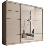 Ντουλάπα Galadriel 250 συρόμενη-Cashmere 250x58x215