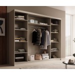 Ντουλάπα Galadriel 250 συρόμενη-Cashmere 250x58x215