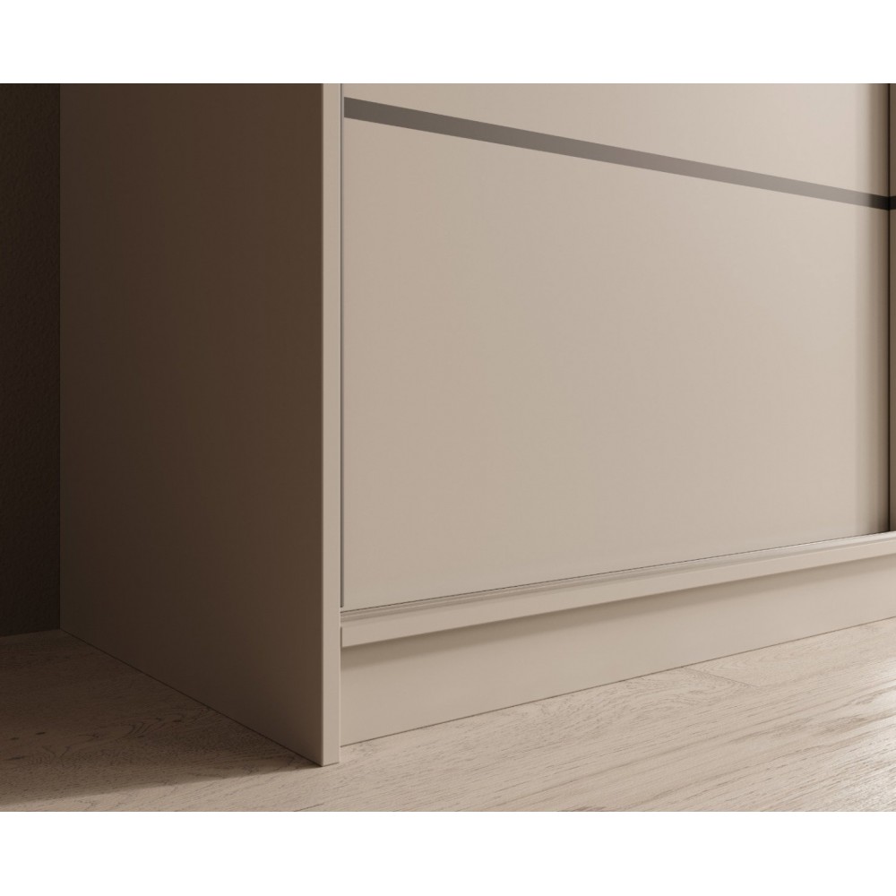 Ντουλάπα Galadriel 250 συρόμενη-Cashmere 250x58x215