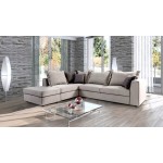 Γωνιακός καναπές Broadway-Mpez Skouro-Αριστερή