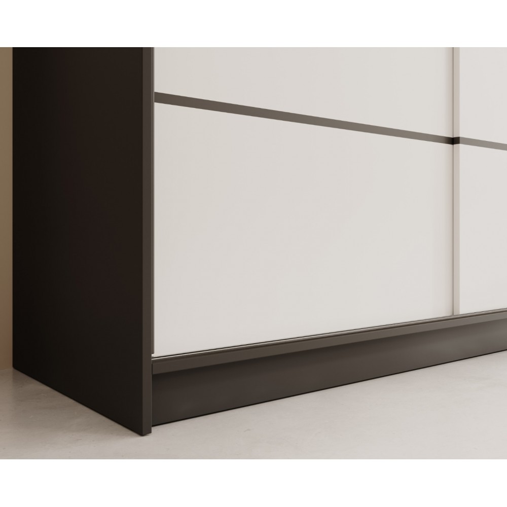 Ντουλάπα Velvora 250 συρόμενη-Mauro-Leuko 250x58x215