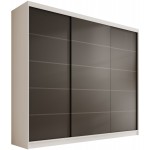 Ντουλάπα Velvora 250 συρόμενη-Leuko-Mauro 250x58x215