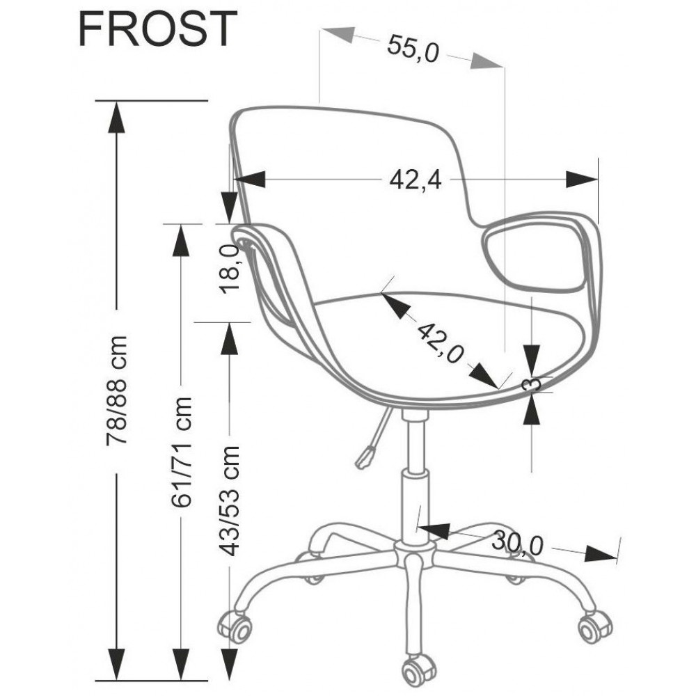 Καρέκλα γραφείου Frot-Mauro