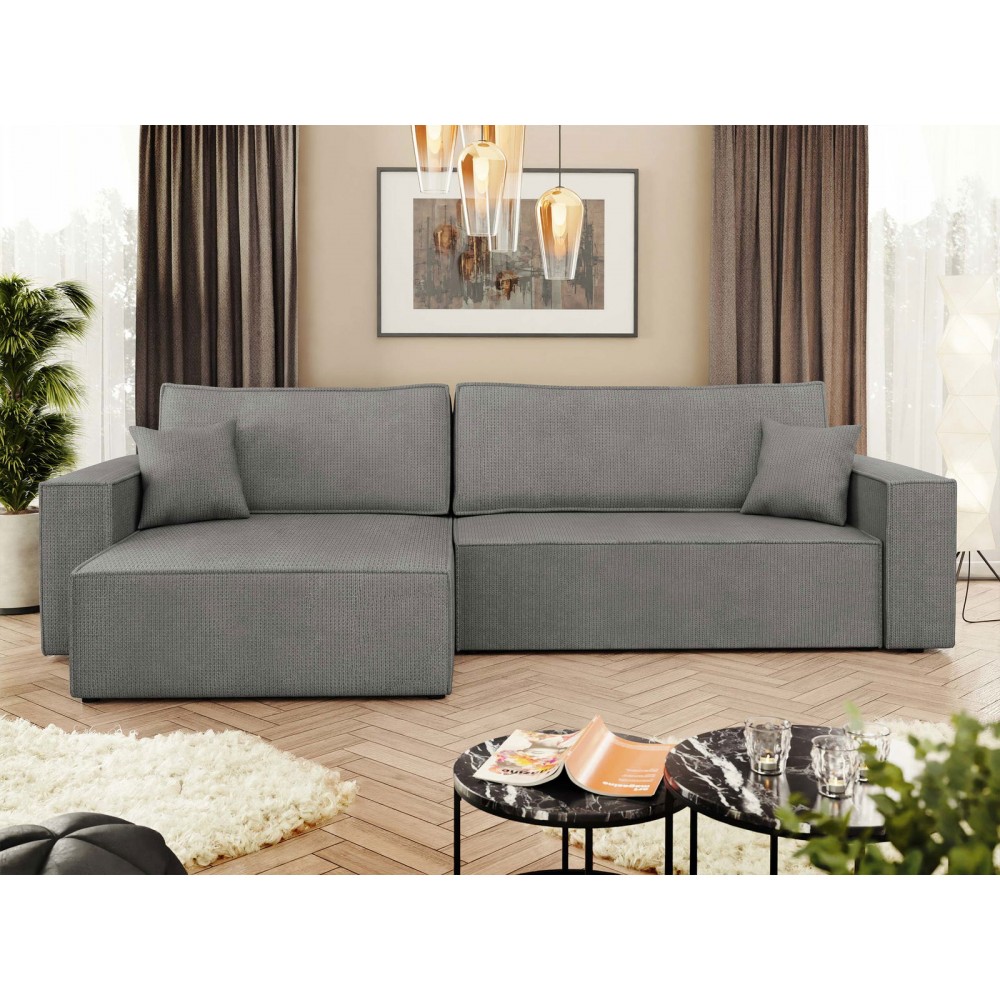 Γωνιακός καναπές Karl Maxi-Gkri Skouro