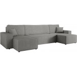 Γωνιακός καναπές Karla U-Gkri Skouro