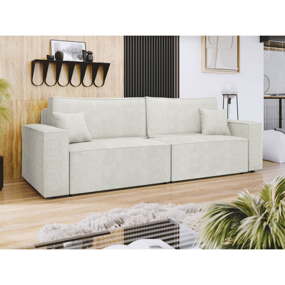 Καναπές - κρεβάτι Karl διθέσιος-Gkri Anoixto