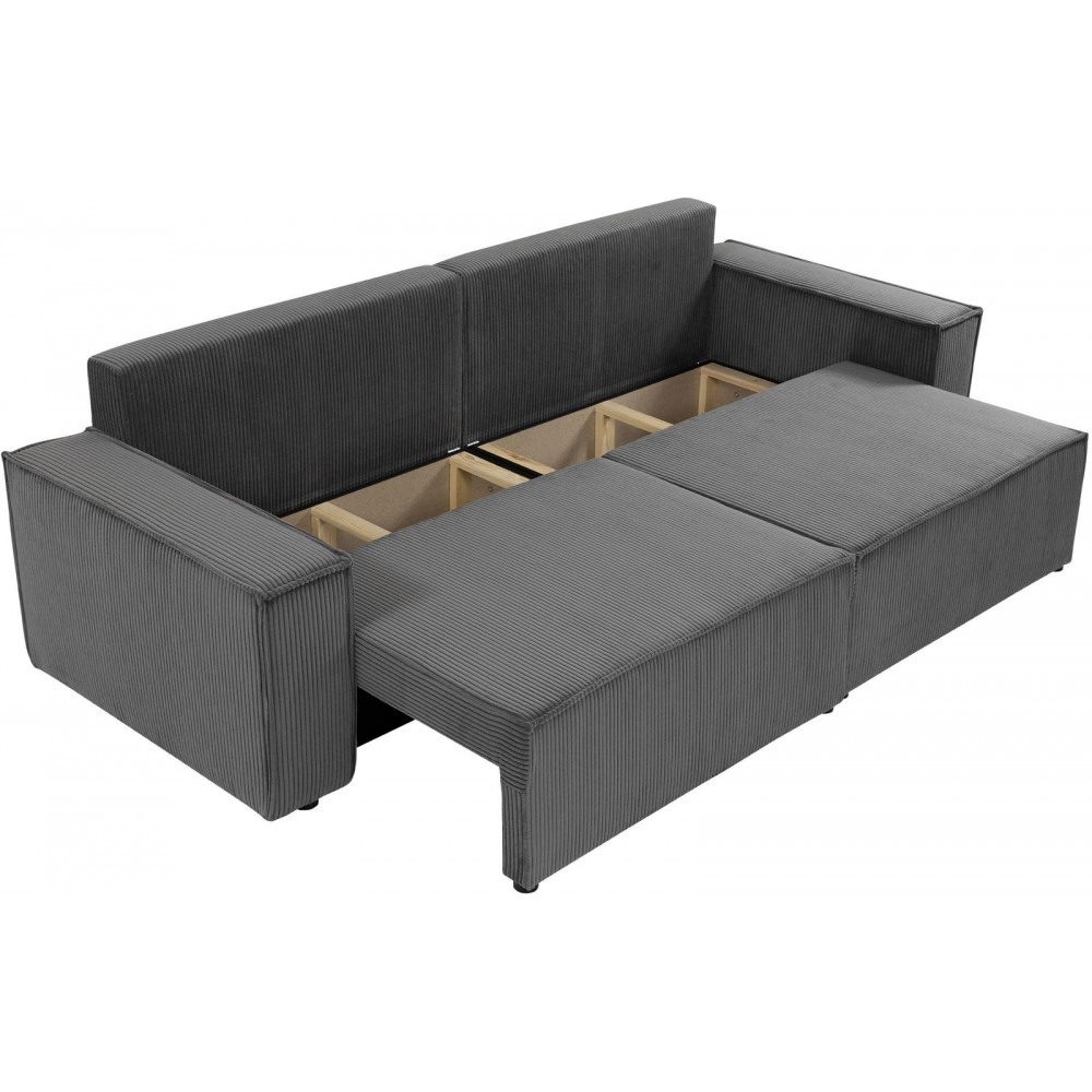 Καναπές - κρεβάτι Karl διθέσιος-Gkri Anoixto