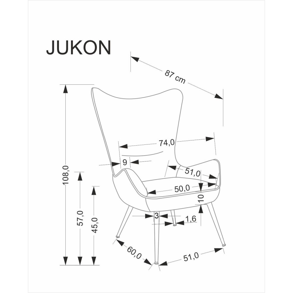 Πολυθρόνα Juke-Mpez