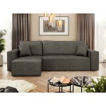 Γωνιακός καναπές Karl II -Anthraki