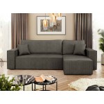 Γωνιακός καναπές Karl II -Anthraki