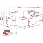 Γωνιακός καναπές Piano-Kafe