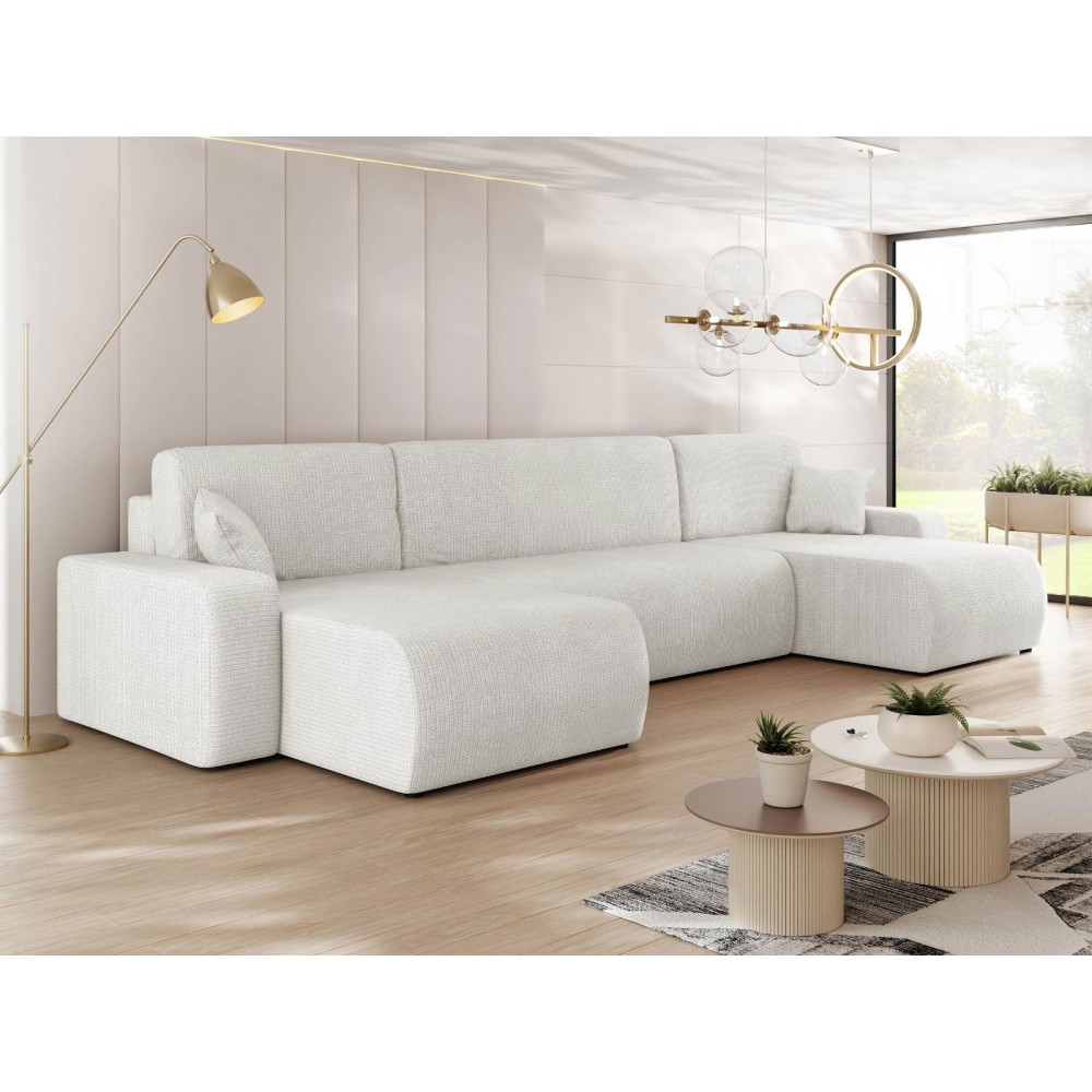 Γωνιακός καναπές Piano U-Gkri Anoixto