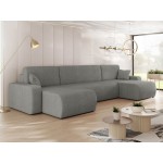 Γωνιακός καναπές Piano U-Gkri Skouro