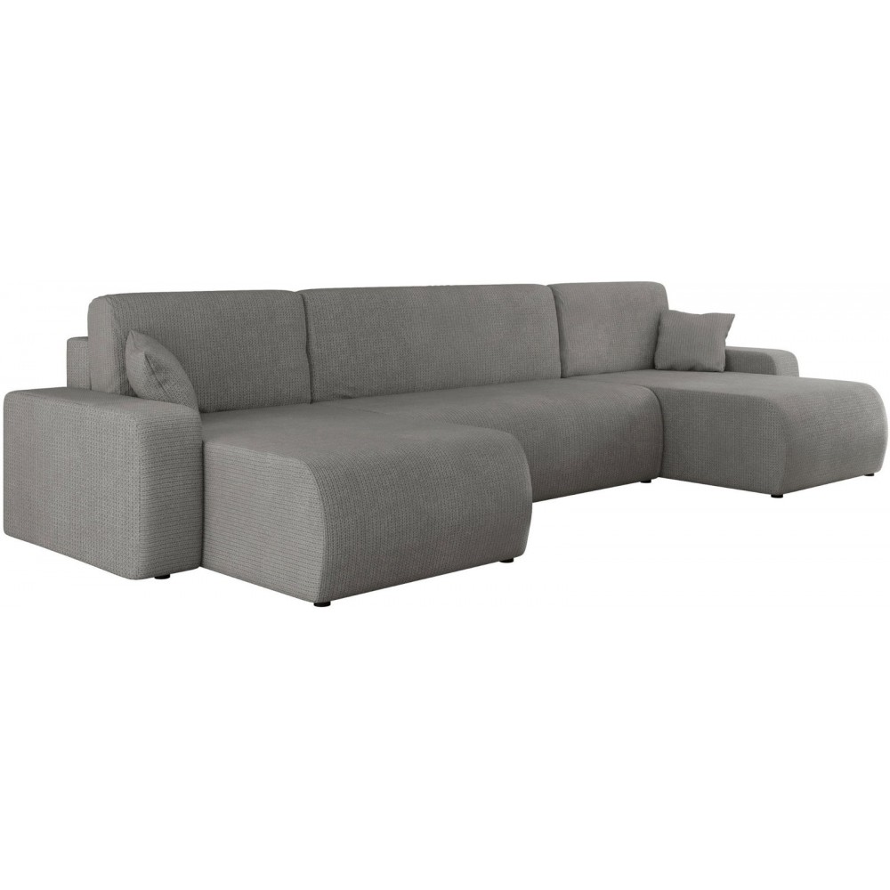 Γωνιακός καναπές Piano U-Gkri Skouro