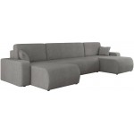 Γωνιακός καναπές Piano U-Gkri Skouro