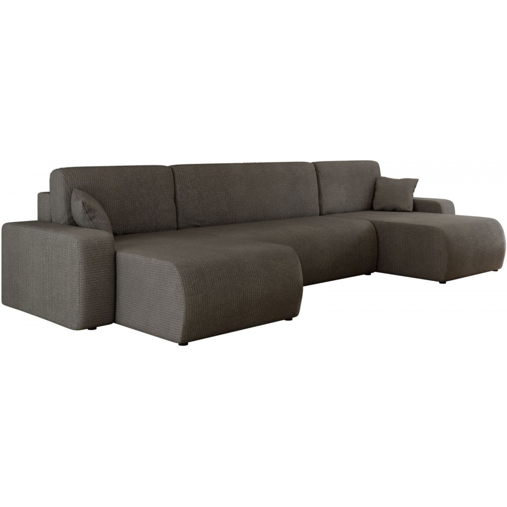 Γωνιακός καναπές Piano U-Anthraki