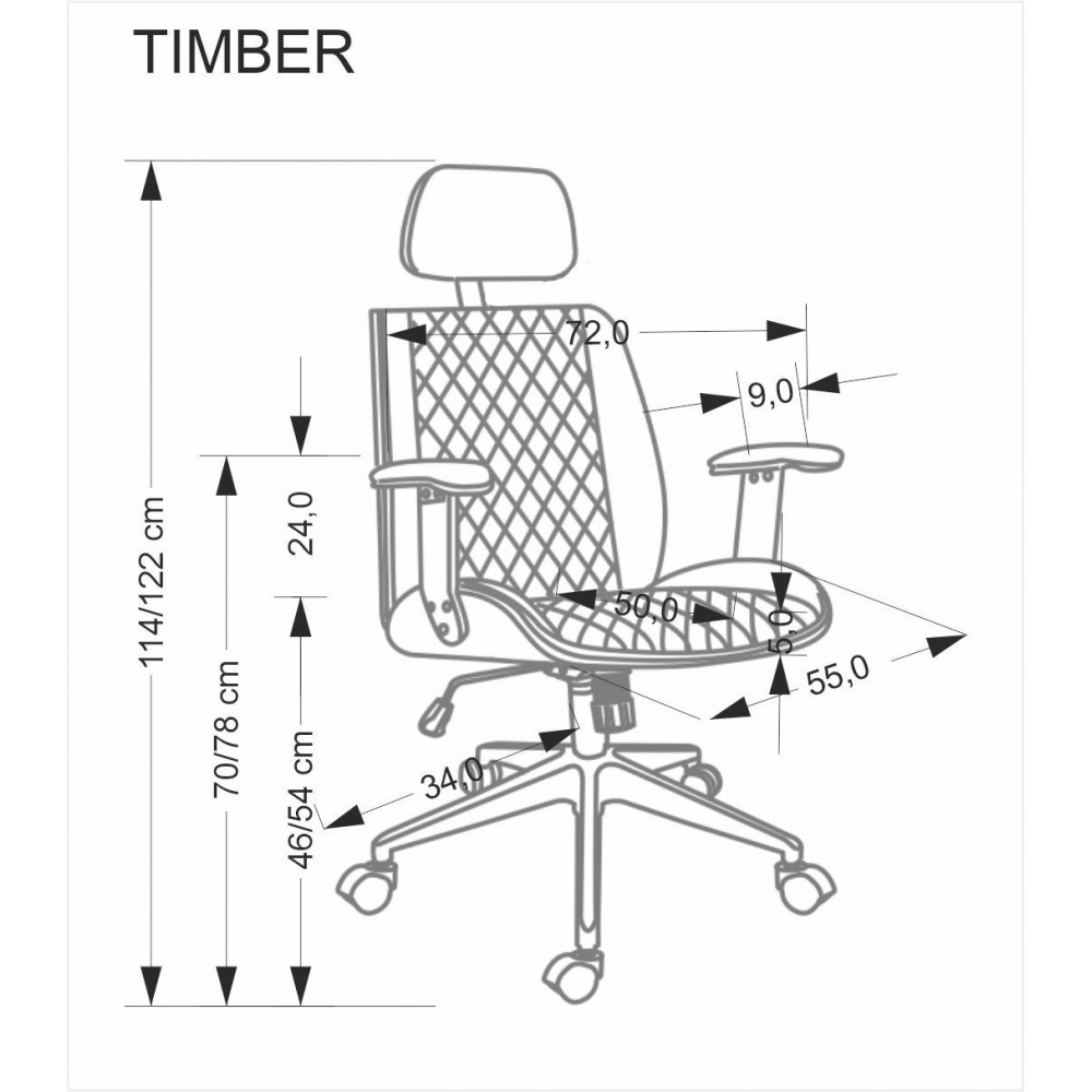 Καρέκλα διευθυντική Tiber-Kafe - mauro