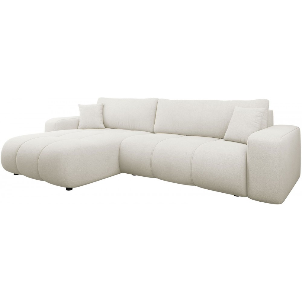 Γωνιακός καναπές Furyn L Maxi-Κρεμ