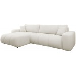 Γωνιακός καναπές Furyn L Maxi-Κρεμ