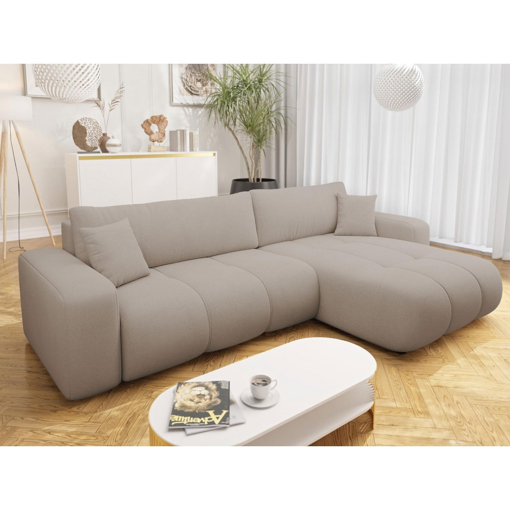 Γωνιακός καναπές Furyn L Maxi-Mpez Skouro