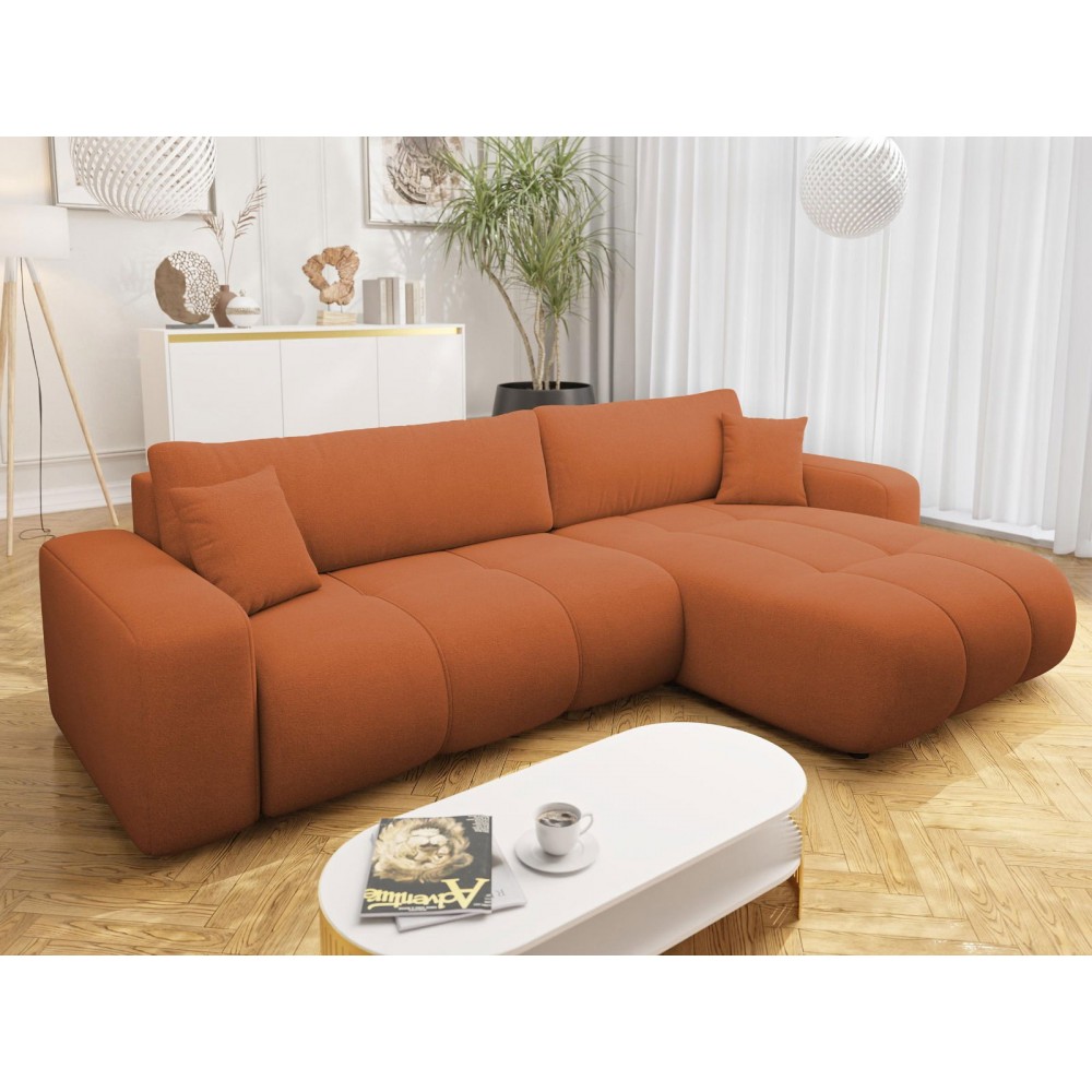Γωνιακός καναπές Furyn L Maxi-Portokali