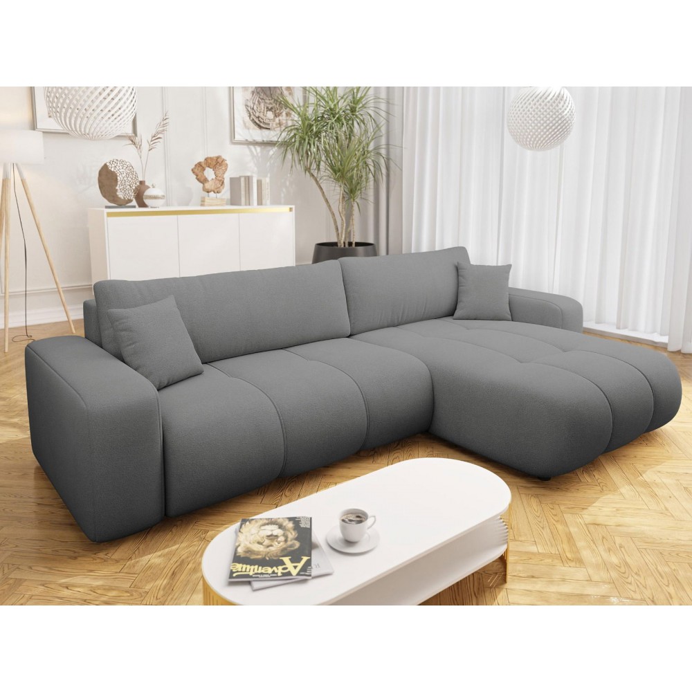 Γωνιακός καναπές Furyn L Maxi-Gkri Skouro