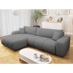 Γωνιακός καναπές Furyn L Maxi-Gkri Skouro
