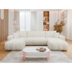 Γωνιακός καναπές Furyn U-Κρεμ