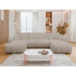 Γωνιακός καναπές Furyn U-Mpez Skouro