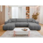 Γωνιακός καναπές Furyn U-Gkri Skouro