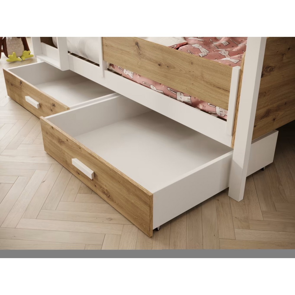 Κουκέτα Jacky plus-Leuko-Artisan-180 x 80 192x86x171