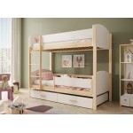 Κουκέτα Jacky plus-Leuko-Sonoma-180 x 80 192x86x171
