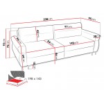 Καναπές Mormi διθέσιος-Mple