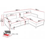 Γωνιακός καναπές Mormi-Mpez