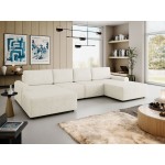 Γωνιακός καναπές Bella XL-Krem