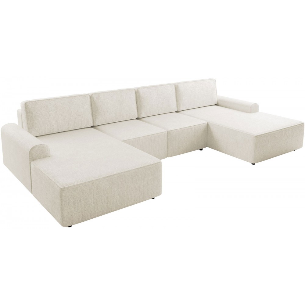 Γωνιακός καναπές Bella XL-Krem