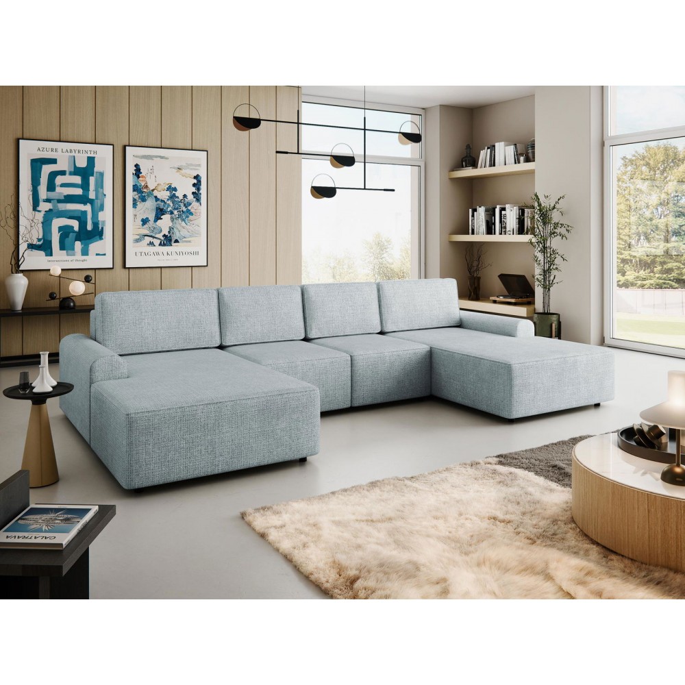 Γωνιακός καναπές Bella XL-Gkri Anoixto