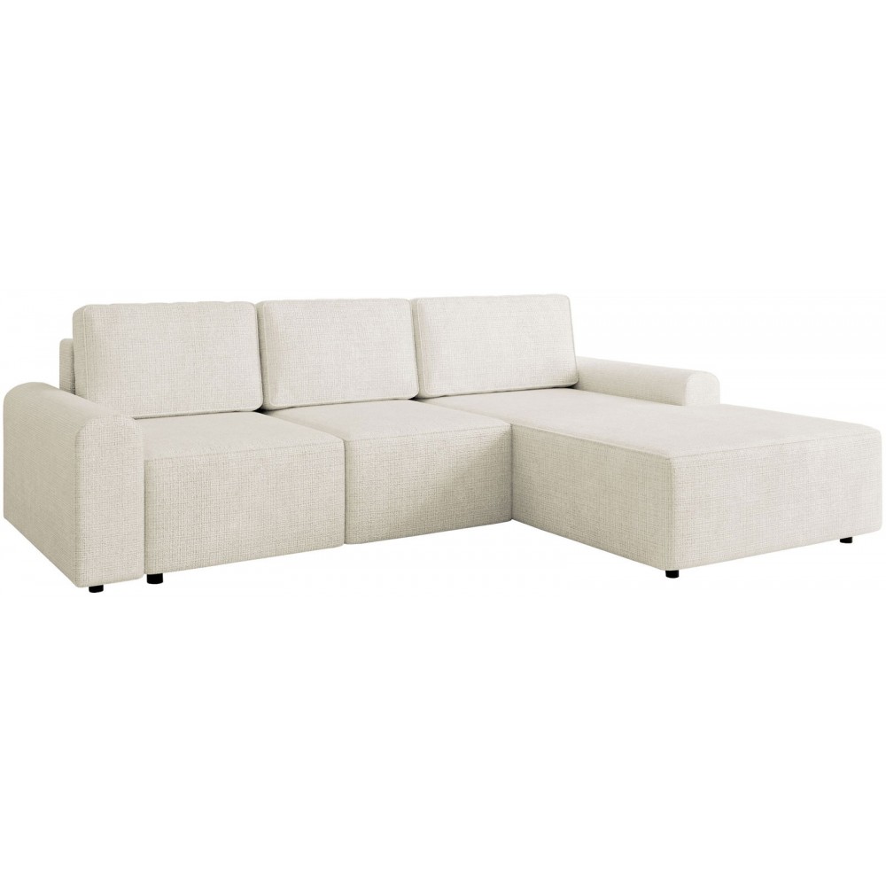 Γωνιακός καναπές Bella L-Krem-Δεξιά