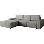 Γωνιακός καναπές Bella L-Gkri Skouro-Αριστερή