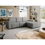 Γωνιακός καναπές Bella L-Gkri Skouro-Δεξιά