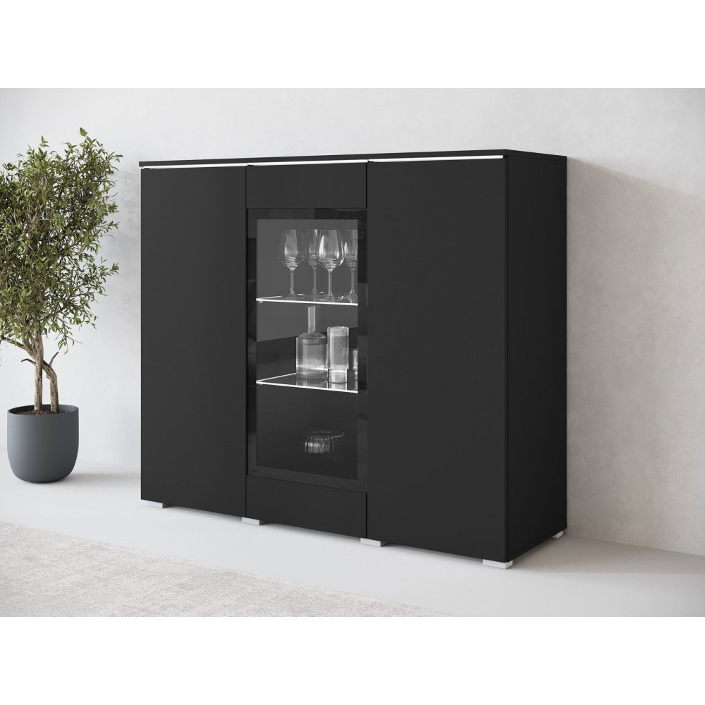 Βιτρίνα Vera mini 120x40x104