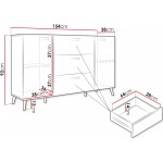 Μπουφές Picru 2D3SZ-Cashmere