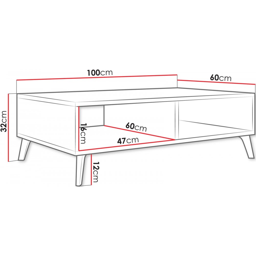Τραπεζάκι σαλονιού Picru-Cashmere