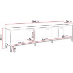 Έπιπλο τηλεόρασης Picru 3D-Cashmere