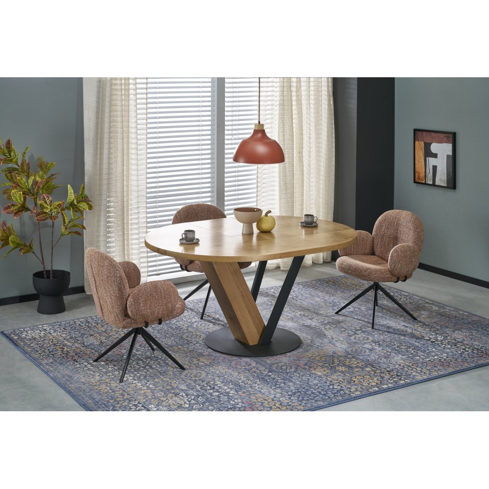 Τραπέζι Fancy επεκτεινόμενο 120x120x78