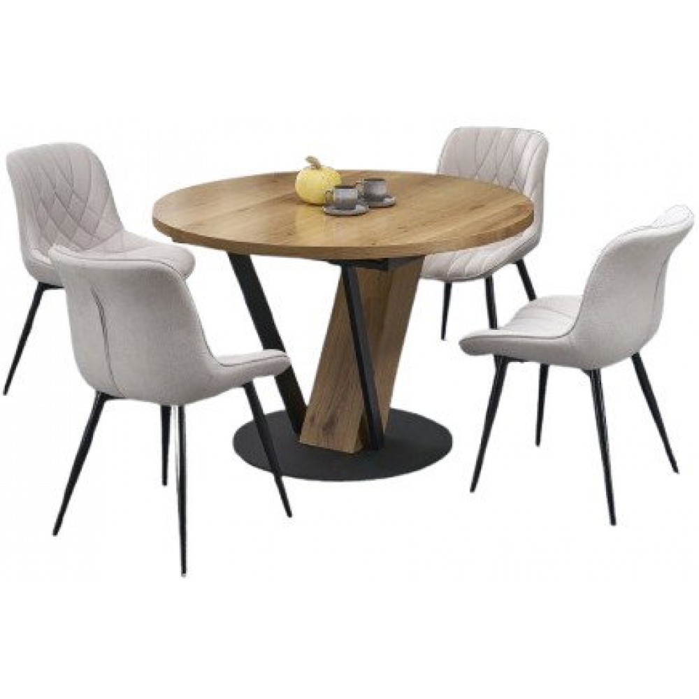 Τραπέζι Fancy επεκτεινόμενο 120x120x78