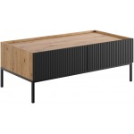 Τραπεζάκι σαλονιού Como 2SZ-Fusiko-Mavro