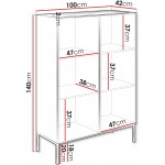 Μπουφές Como 100 2D-Cashmere