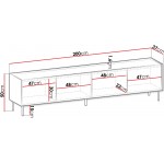 Έπιπλο τηλεόρασης Tewos 4D