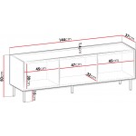 Έπιπλο τηλεόρασης Tewos